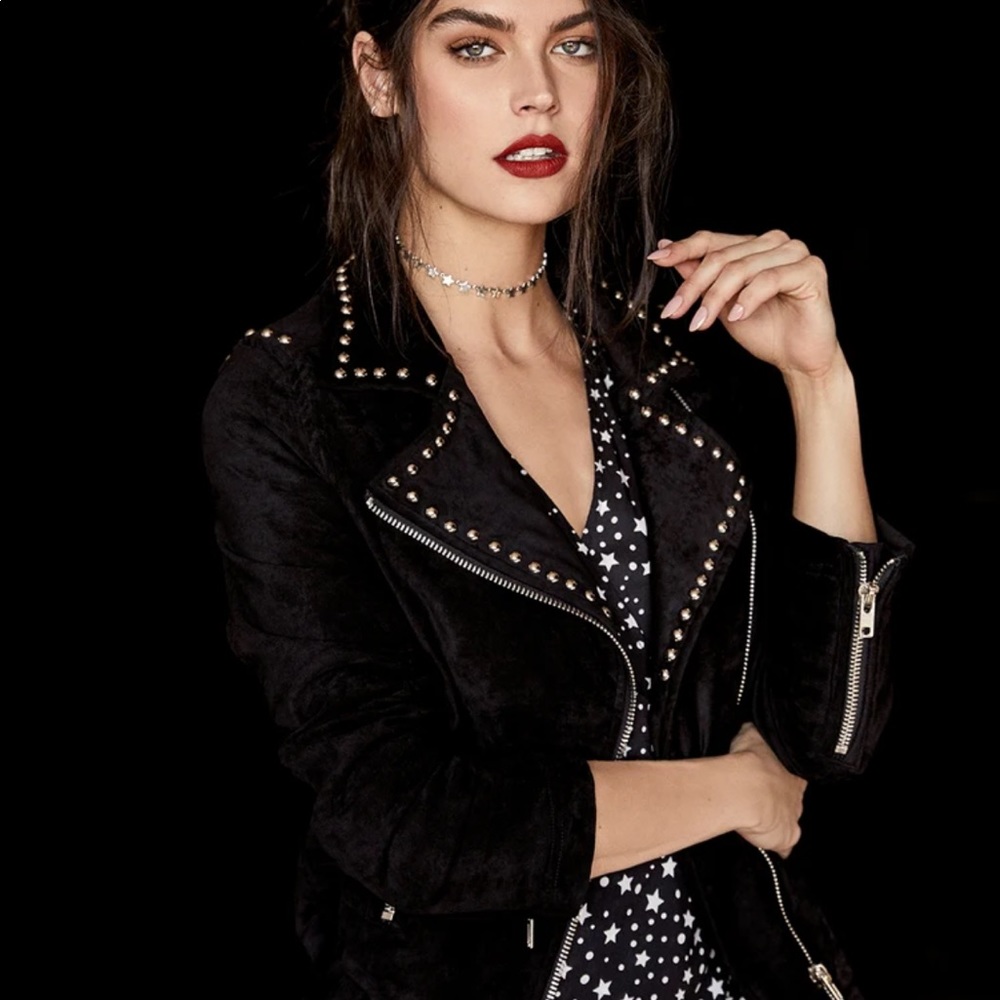 Lulus Black Suede Jacket 🧥 🖤